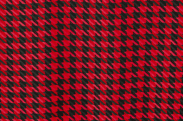 13941/Red/Black - Костюмная ткань